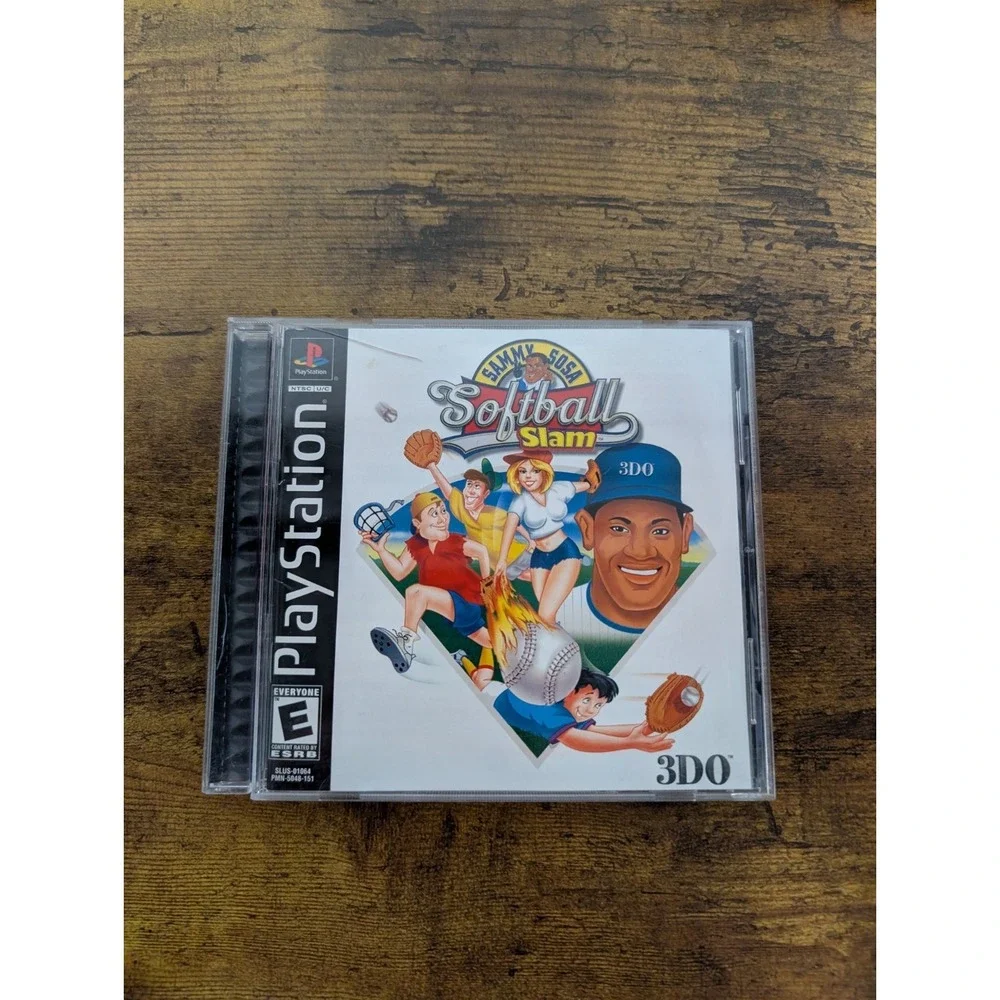 Sammy Sosa Softball Slam PS1‎ PlayStation 1 Complete CIB 